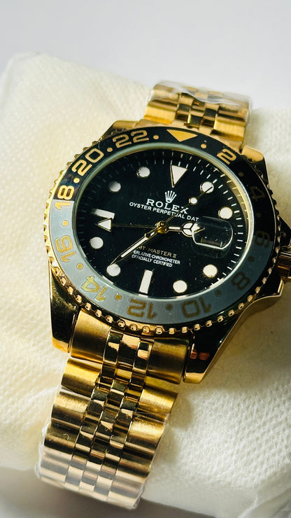 GMT Master | Golden Oyster Chain | Black Dial